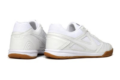 Men's Nike Lunar Gato 2 IC Football Shoes - Beige/White