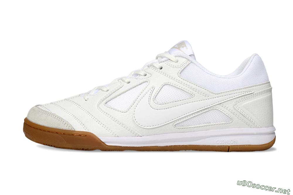 Men's Nike Lunar Gato 2 IC Football Shoes - Beige/White 0