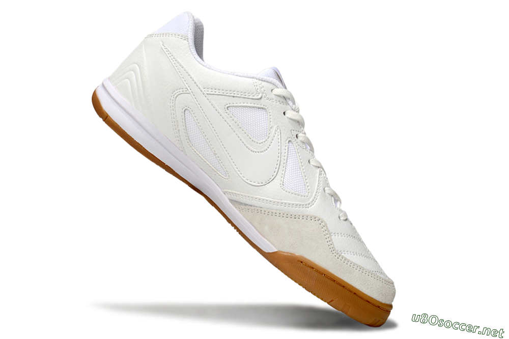 Men's Nike Lunar Gato 2 IC Football Shoes - Beige/White 4