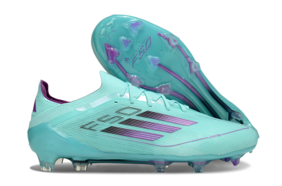 Men's Adidas F50 Elite FG Football Boots - Jade/Purple/Black