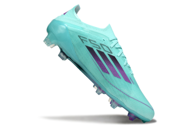 Men's Adidas F50 Elite FG Football Boots - Jade/Purple/Black