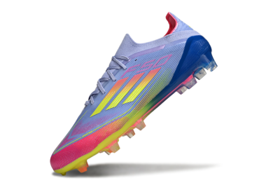 Men's Adidas F50 Elite FG Football Boots - Blue/Yellow/Pink