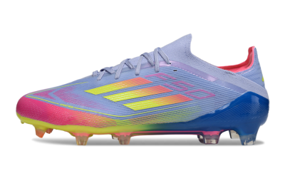 Men's Adidas F50 Elite FG Football Boots - Blue/Yellow/Pink