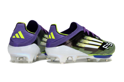 Men's Adidas F50+ Elite Lightstrike Pro FG Football Boots - Purple/White/Yellow