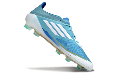 Men's Messi x Adidas F50 Elite FG Football Boots - Jade/White/Blue
