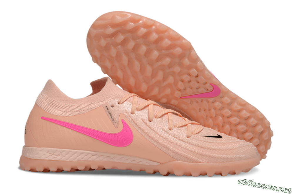 Men's Nike Phantom GX 2 Elite TF Football Shoes - Pink/Black 2