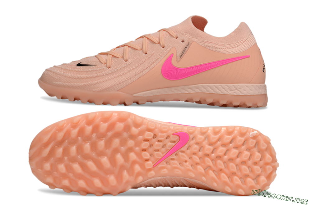 Men's Nike Phantom GX 2 Elite TF Football Shoes - Pink/Black 1
