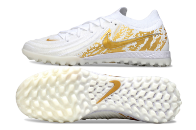 Men's Nike Phantom GX 2 Elite TF Football Shoes - White/Gold