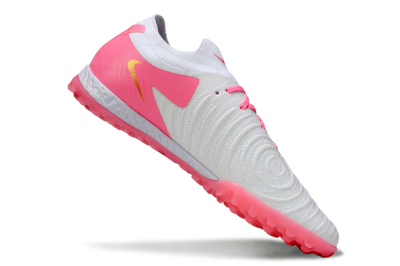Men's Nike Phantom GX 2 Elite TF Football Shoes - White/Pink/Gold
