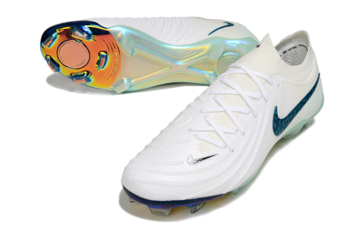 Men's Nike Phantom GX 2 Elite FG Football Boots - White/Black/Jade