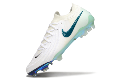 Men's Nike Phantom GX 2 Elite FG Football Boots - White/Black/Jade