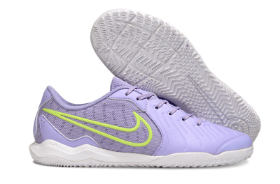 Men's Nike Tiempo Legend 10 Academy IC Football Shoes - Purple/Yellow