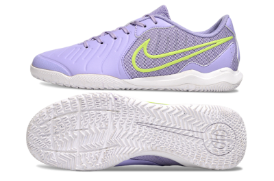 Men's Nike Tiempo Legend 10 Academy IC Football Shoes - Purple/Yellow