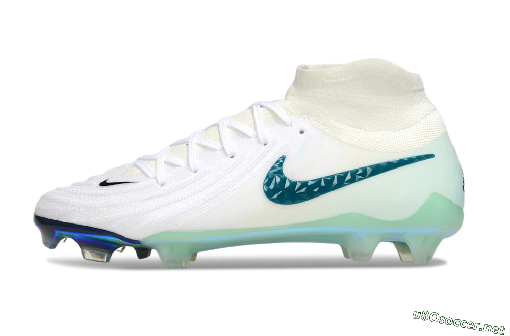 Men's Nike Phantom Luna Elite NU FG Football Boots - White/Black/Jade 0