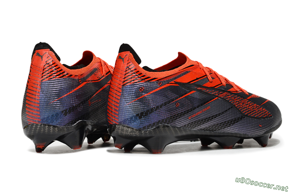 Men's Puma Ultra 5 Ultimate FG Football Boots - Blue/Black/Red 6