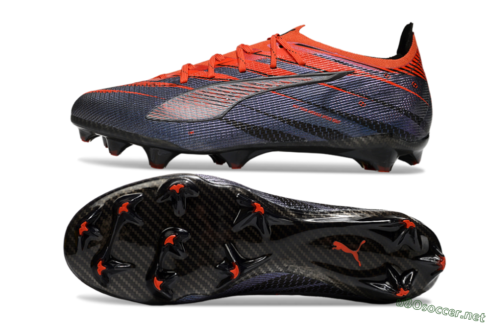 Men's Puma Ultra 5 Ultimate FG Football Boots - Blue/Black/Red 1