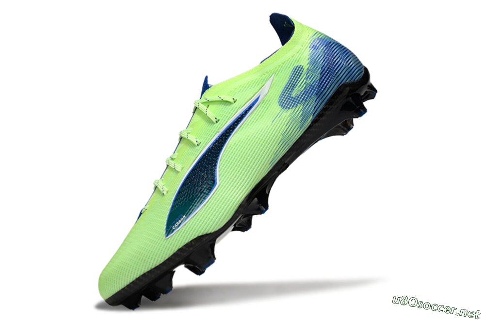 Men's Puma Ultra 5 Ultimate FG Football Boots - Yellow/Blue/White 5