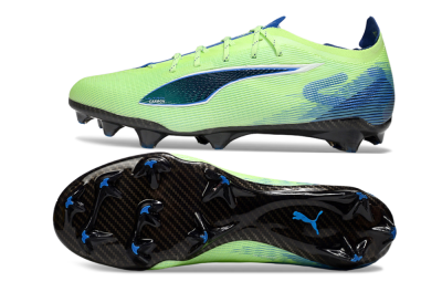Men's Puma Ultra 5 Ultimate FG Football Boots - Yellow/Blue/White