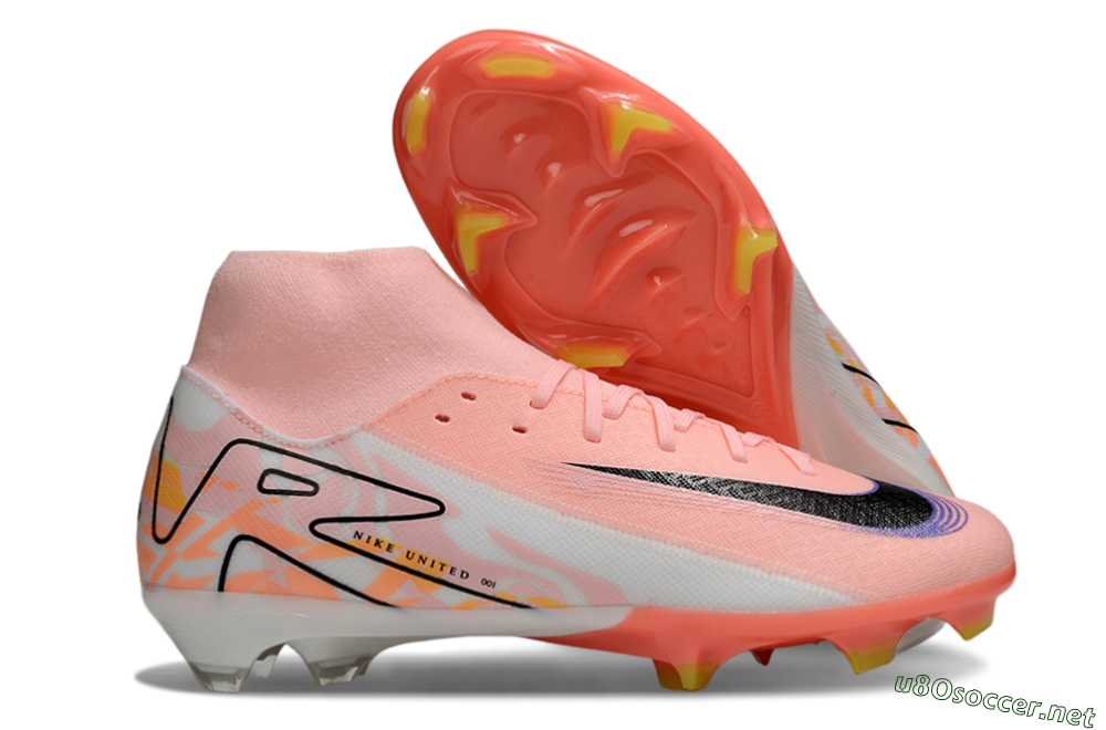 Men's Nike Air Zoom Mercurial Superfly 10 Academy FG Football Boots - Pink/Black/Purple 2