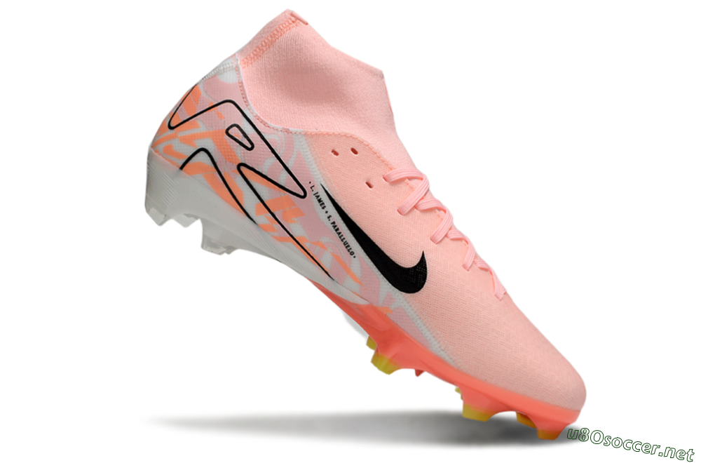 Men's Nike Air Zoom Mercurial Superfly 10 Academy FG Football Boots - Pink/Black/Purple 4