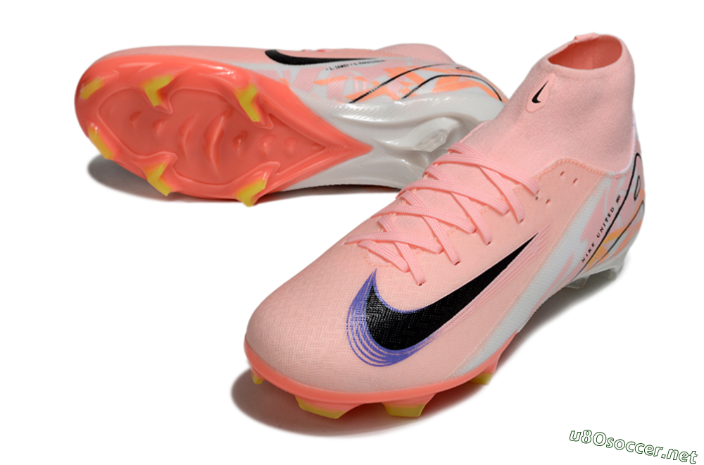 Men's Nike Air Zoom Mercurial Superfly 10 Academy FG Football Boots - Pink/Black/Purple 3