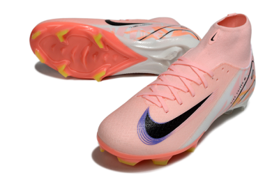 Men's Nike Air Zoom Mercurial Superfly 10 Academy FG Football Boots - Pink/Black/Purple