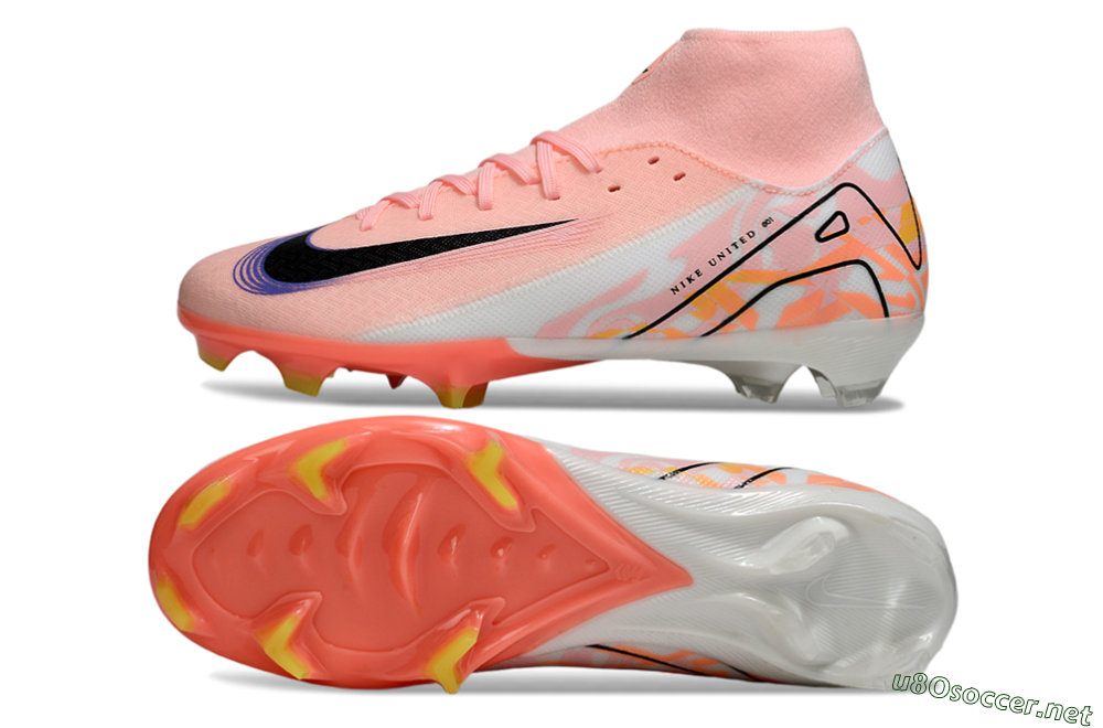 Men's Nike Air Zoom Mercurial Superfly 10 Academy FG Football Boots - Pink/Black/Purple 1
