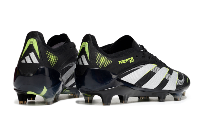 Men's Adidas Predator 25 Elite FG Football Boots - Black/White/Yellow