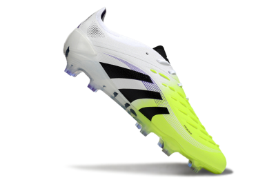 Men's Adidas Predator 25 Elite FG Football Boots - White/Yellow/Black
