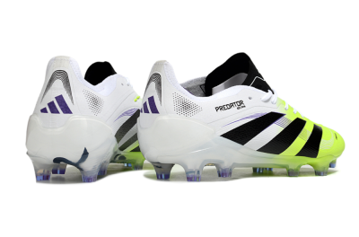 Men's Adidas Predator 25 Elite FG Football Boots - White/Yellow/Black