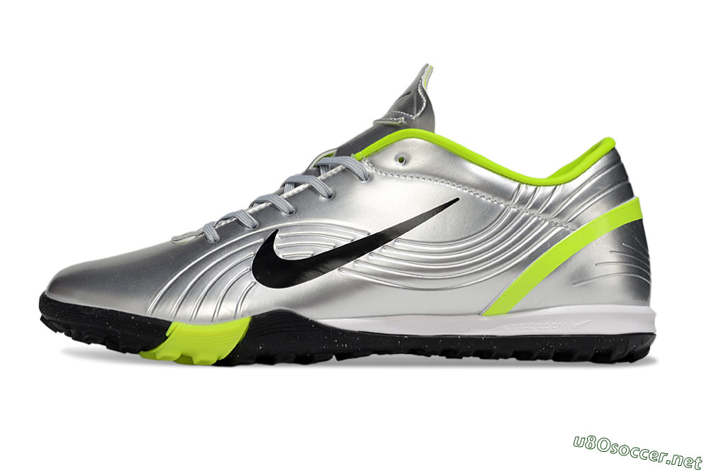 Unisex Nike Air Zoom Mercurial Vapor 16 Academy TF Football Shoes - Silver/Black/Yellow 0