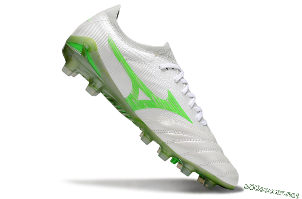 Men's Mizuno Morelia Neo 4 Bate FG Football Boots - White/Yellow 4