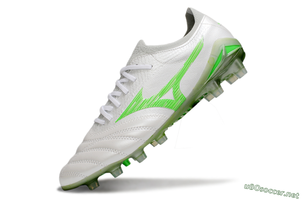 Men's Mizuno Morelia Neo 4 Bate FG Football Boots - White/Yellow 5