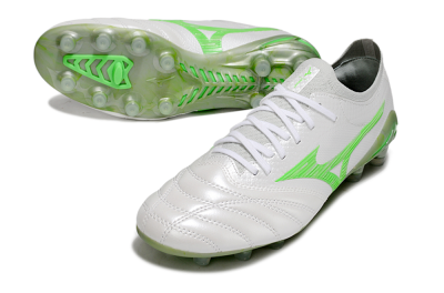 Men's Mizuno Morelia Neo 4 Bate FG Football Boots - White/Yellow