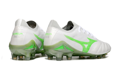 Men's Mizuno Morelia Neo 4 Bate FG Football Boots - White/Yellow