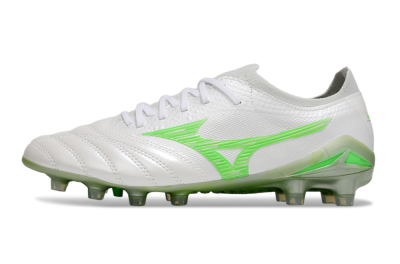 Men's Mizuno Morelia Neo 4 Bate FG Football Boots - White/Yellow