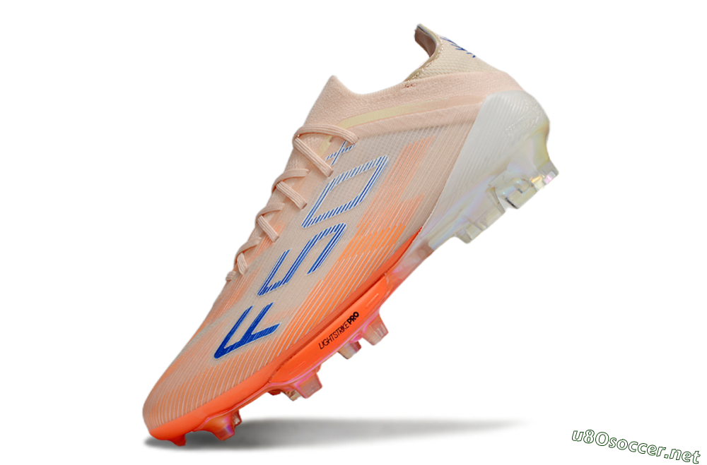Men's Adidas F50+ Elite FG Football Boots - Pink/Orange/Blue 5