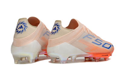Men's Adidas F50+ Elite FG Football Boots - Pink/Orange/Blue