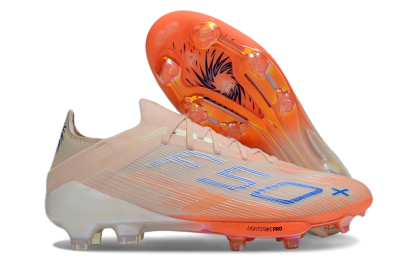 Men's Adidas F50+ Elite FG Football Boots - Pink/Orange/Blue