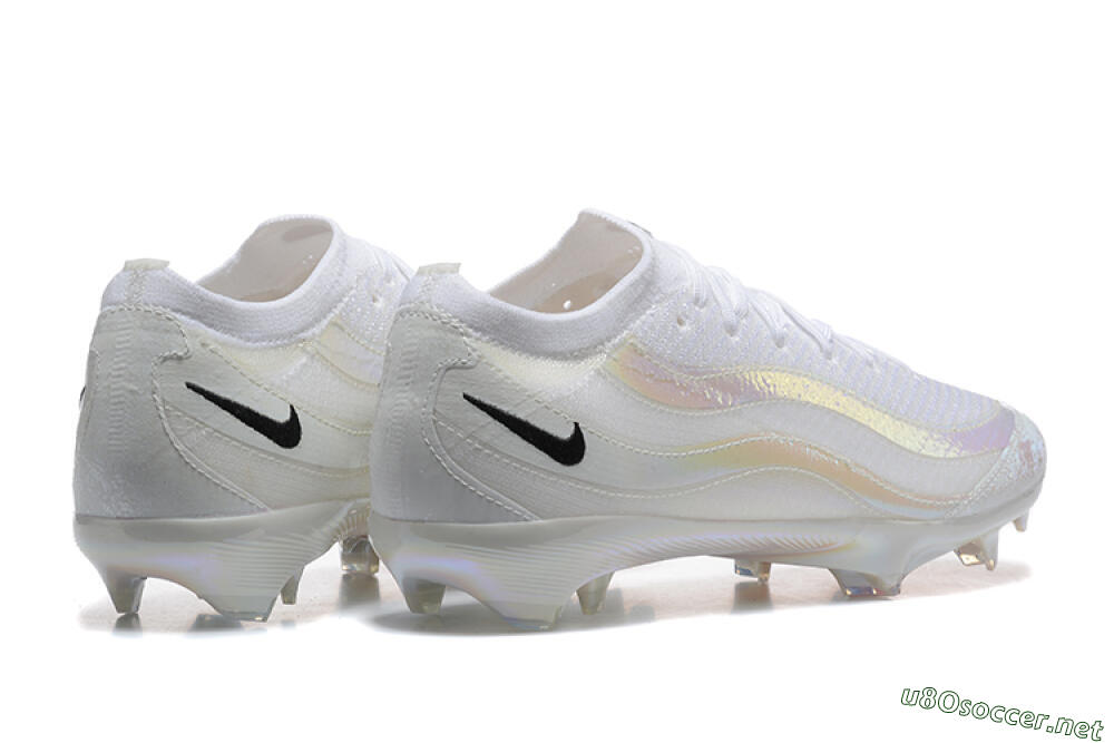 Men's Nike Air Zoom Mercurial Vapor 16 Elite FG Football Boots - White/Black 9