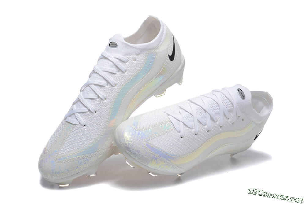 Men's Nike Air Zoom Mercurial Vapor 16 Elite FG Football Boots - White/Black 6