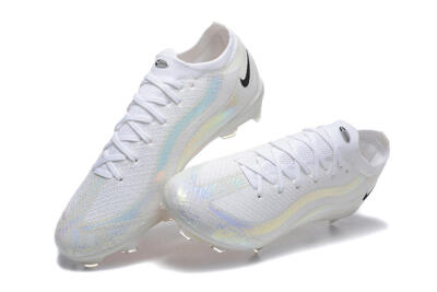 Men's Nike Air Zoom Mercurial Vapor 16 Elite FG Football Boots - White/Black