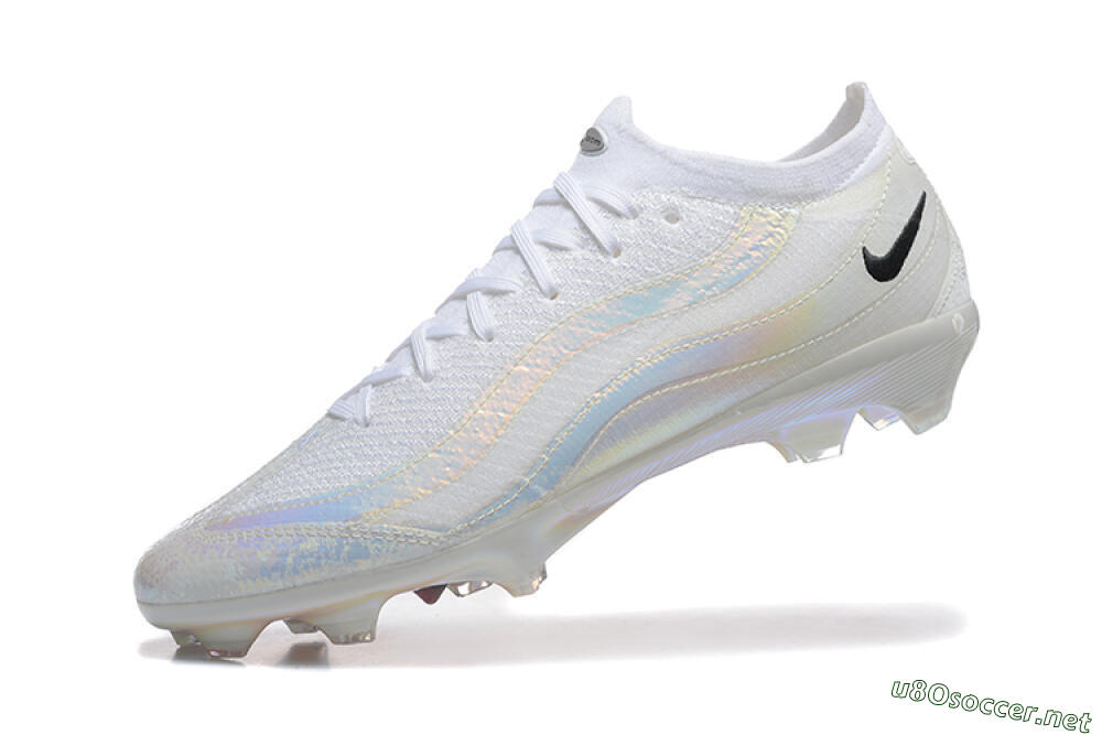 Men's Nike Air Zoom Mercurial Vapor 16 Elite FG Football Boots - White/Black 8