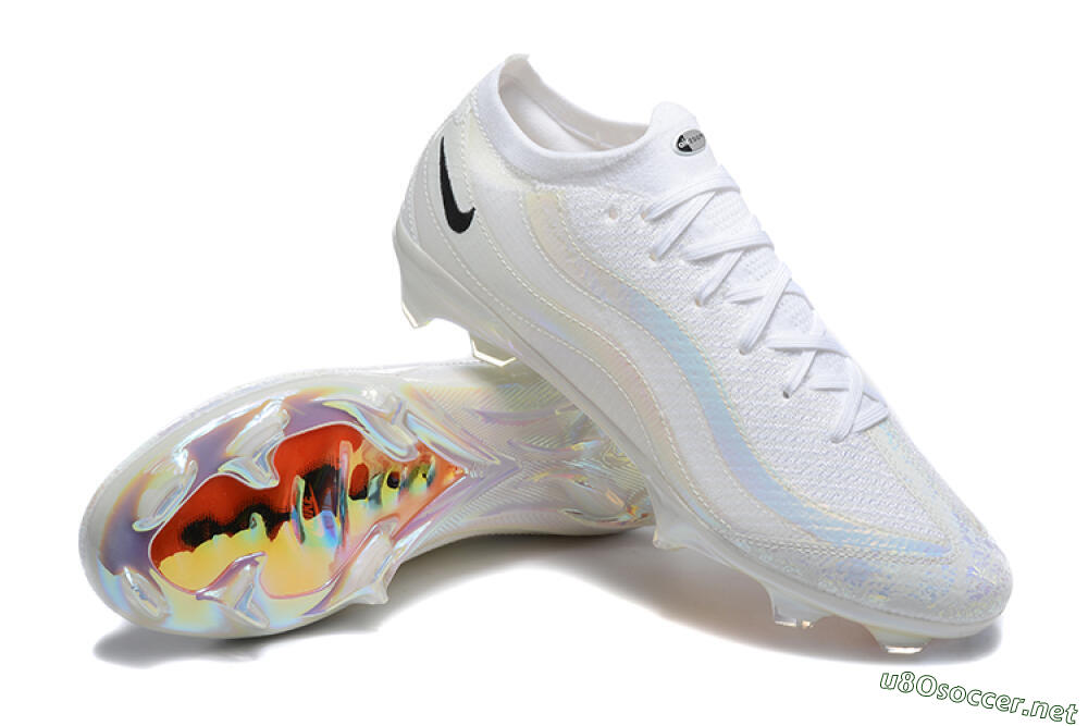 Men's Nike Air Zoom Mercurial Vapor 16 Elite FG Football Boots - White/Black 4