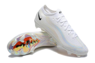 Men's Nike Air Zoom Mercurial Vapor 16 Elite FG Football Boots - White/Black