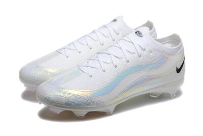 Men's Nike Air Zoom Mercurial Vapor 16 Elite FG Football Boots - White/Black