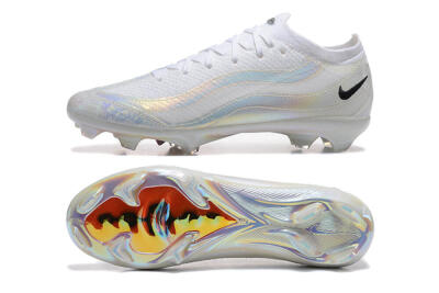Men's Nike Air Zoom Mercurial Vapor 16 Elite FG Football Boots - White/Black