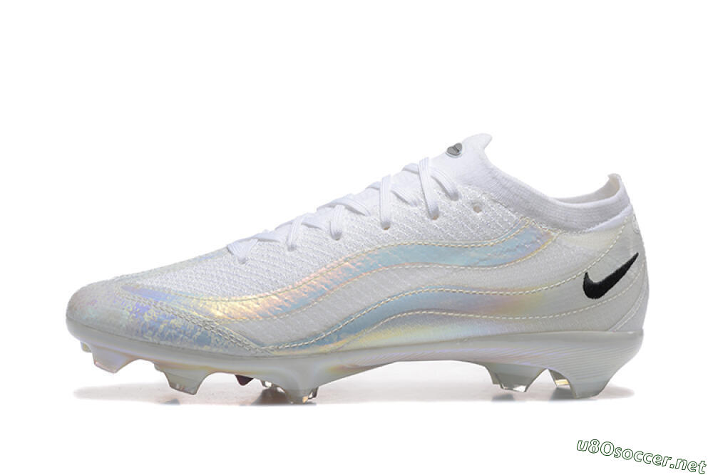 Men's Nike Air Zoom Mercurial Vapor 16 Elite FG Football Boots - White/Black 0