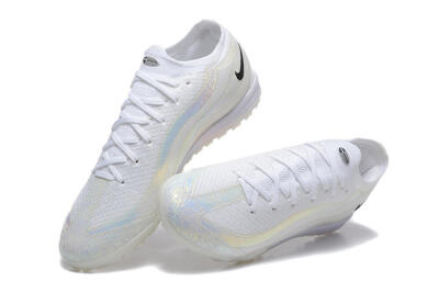 Men's Nike Air Zoom Mercurial Vapor 16 Elite TF Football Shoes - White/Black