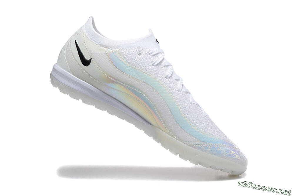 Men's Nike Air Zoom Mercurial Vapor 16 Elite TF Football Shoes - White/Black 7